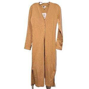 LITA By Ciara Icon Rib Cardigan Dress in Iced Coffee Long Sleeved Women's Size M